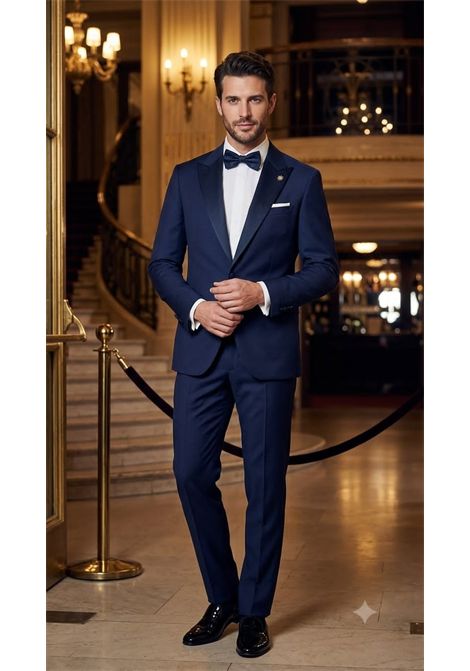 Abito Uomo Manuel Ritz Cerimonia Smoking Drop 8 MANUEL RITZ | Abiti | 3630AR3328 24000289